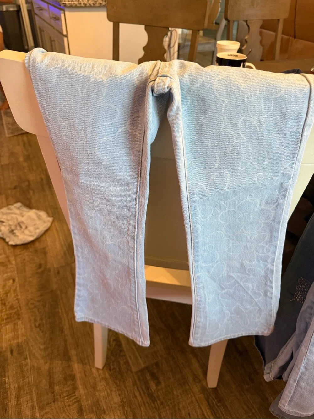 Old Navy Light Blue High-Rise Flare Jeans